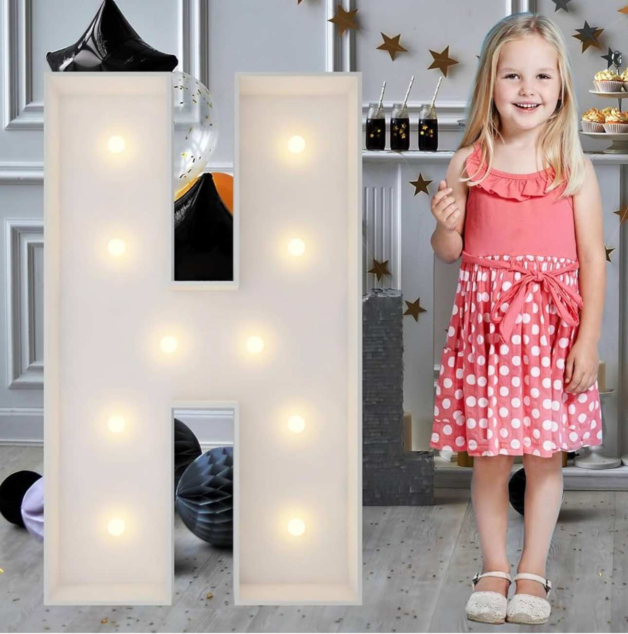 3ft Letter H