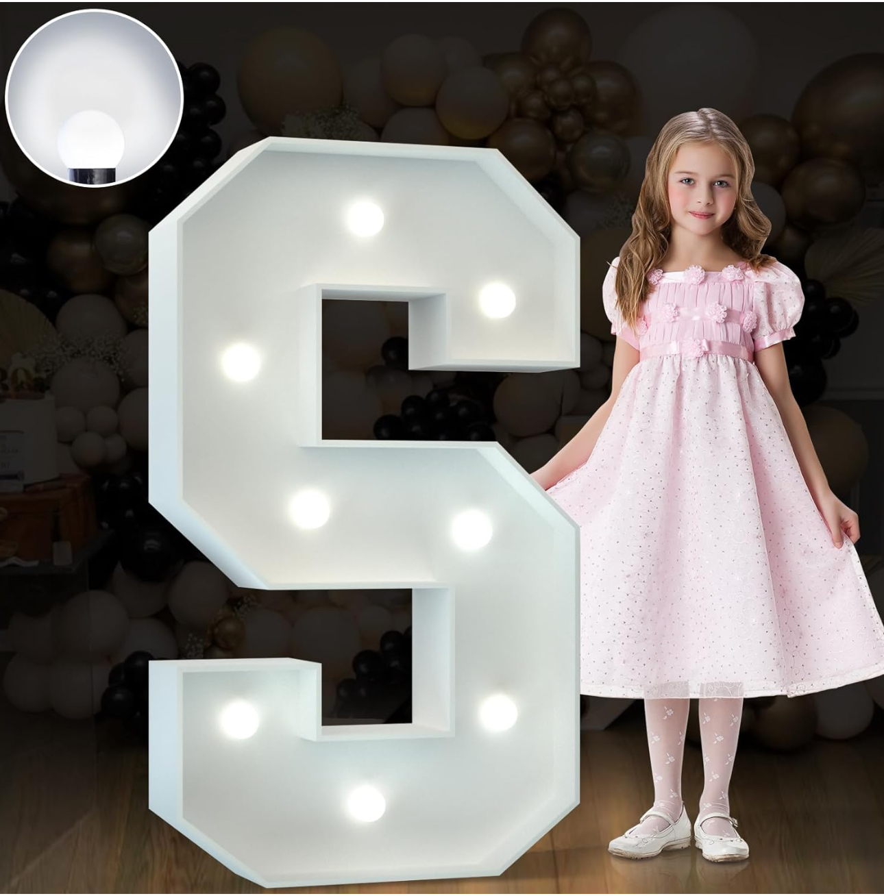3ft Letter S