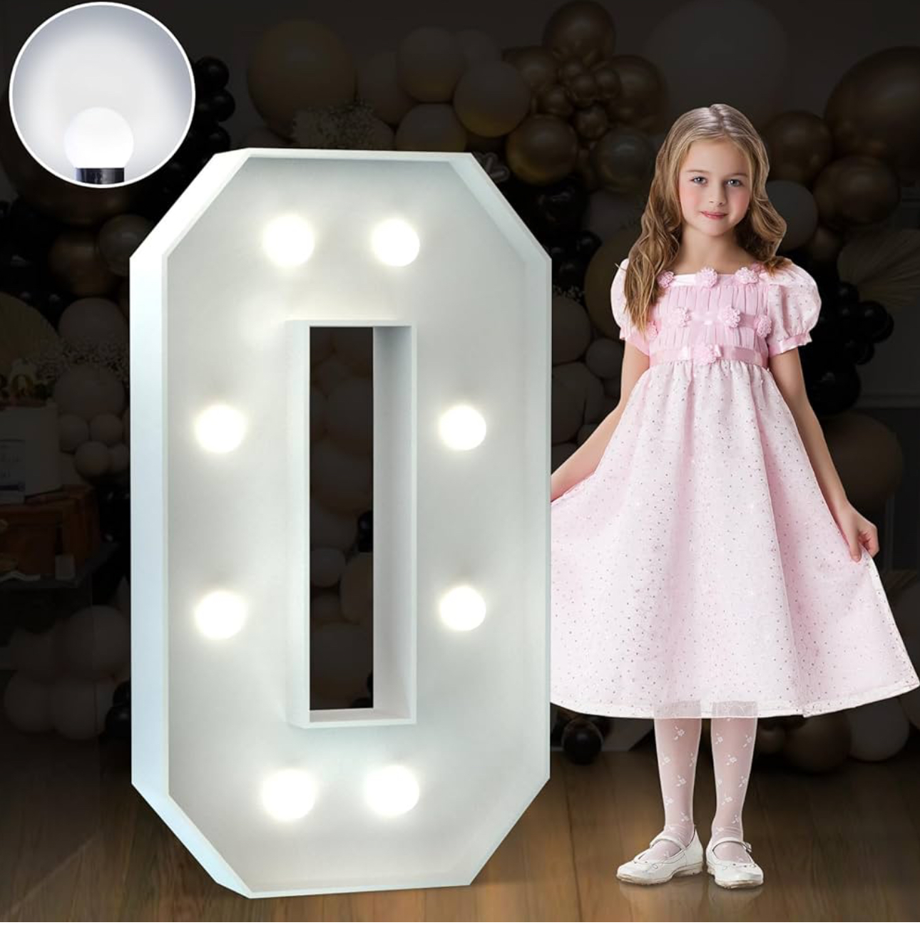 3ft Letter O
