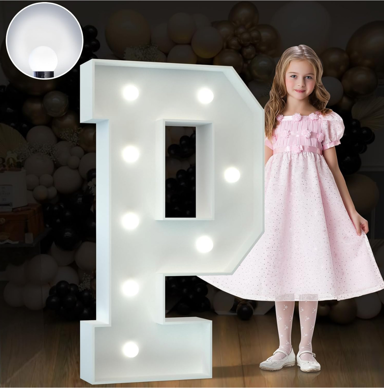 3ft Letter P
